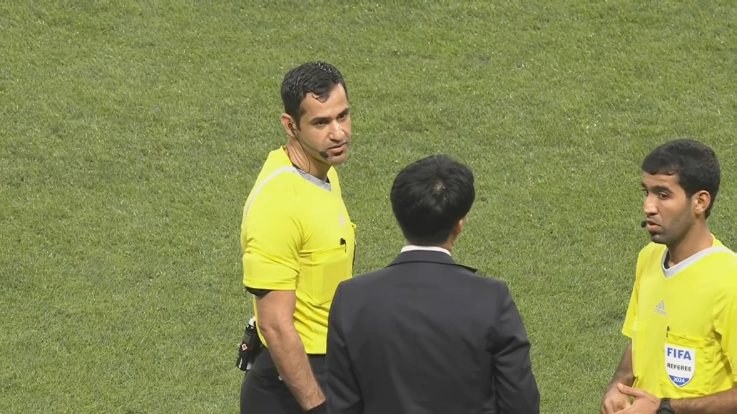  賈西姆執(zhí)法亞冠海港客戰(zhàn)神戶勝利船，此前主哨國足0-7日本
