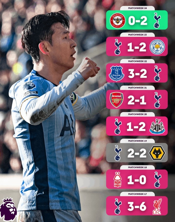  不容易！熱刺終結(jié)英超7輪不勝，此前7場(chǎng)僅1平6負(fù)