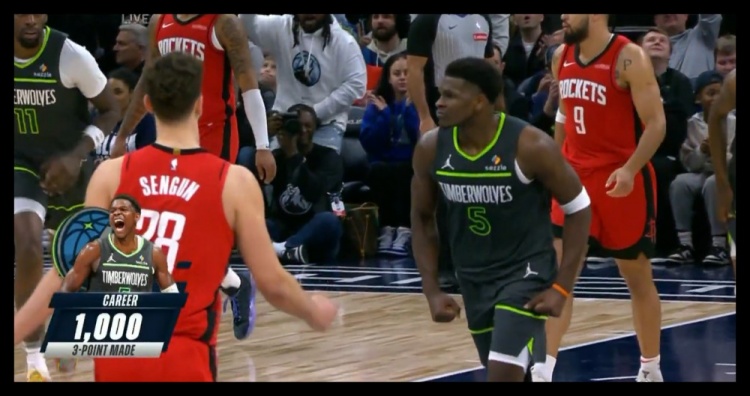  23歲186天！愛德華茲成NBA歷史上最年輕投進(jìn)1000記三分球員