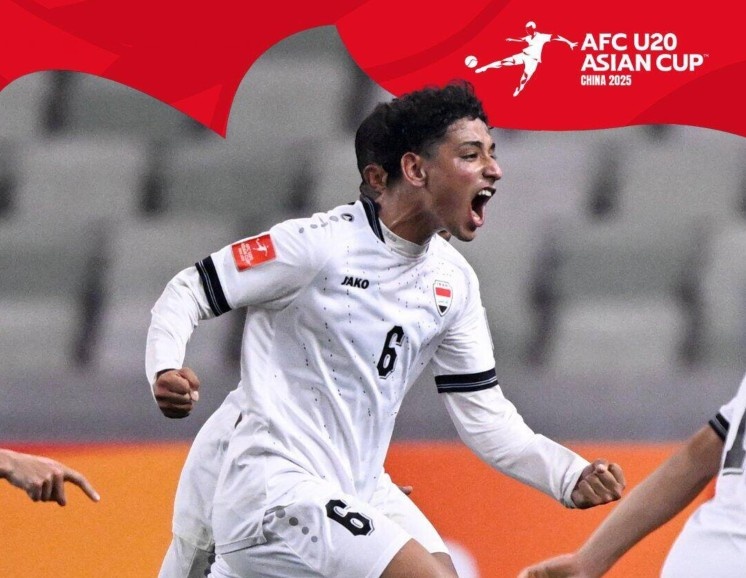  U20亞洲杯-雙方各領(lǐng)一紅牌，伊拉克1-0力克沙特升至B組榜首